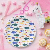 Assiettes En Carton Poissons Plaques de papier personnalisées (Fête)