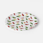 Assiettes En Carton Poivrons (Angle)