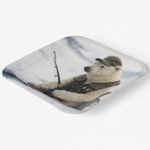 Assiettes En Carton Polar Bear Ice Fishing (Angulaire)
