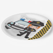 Assiettes En Carton Police (Angle)