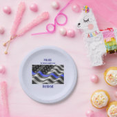 Assiettes En Carton Police (Fête)