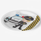 Assiettes En Carton Police (Angle)