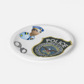 Assiettes En Carton Police des plaques de papier (Angle)