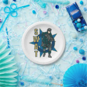 Assiettes En Carton Policier de COUP (Fête)