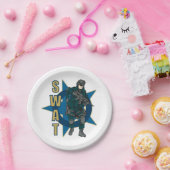 Assiettes En Carton Policier de COUP (Fête)