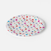 Assiettes En Carton Polka dot (Angle)