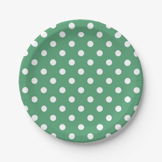Assiettes En Carton Polka dot (Devant)