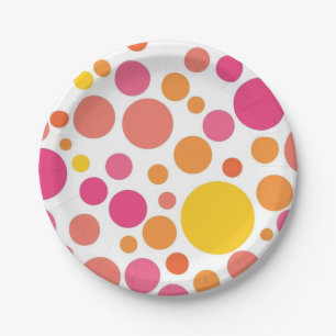 Assiettes En Carton Polka dot