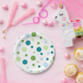 Assiettes En Carton Polka dot (Fête)