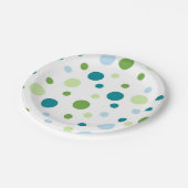 Assiettes En Carton Polka dot (Angle)