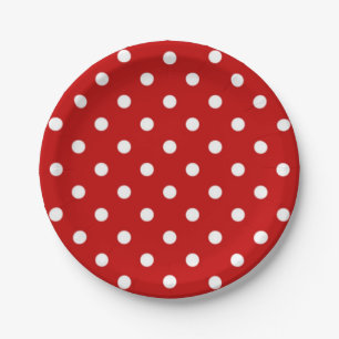 Assiettes En Carton Polka dot