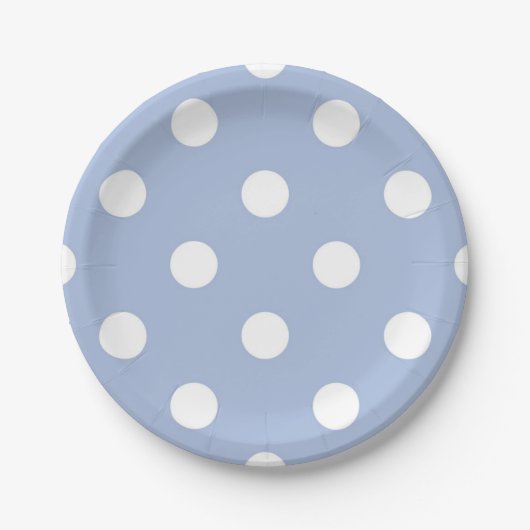 Assiettes En Carton Polka dot pattern (Devant)