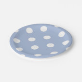Assiettes En Carton Polka dot pattern (Angle)