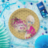 Assiettes En Carton Pom-pom girl (Fête)