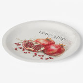 Assiettes En Carton Pomegranate Paper Plate (Angle)