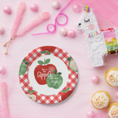 Assiettes En Carton Pomme de nos yeux 1er anniversaire (Fête)