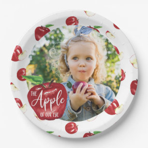 Assiettes En Carton Pomme de nos yeux, fête d'anniversaire n'importe 
