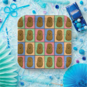 Assiettes En Carton Pomme de terre style pop art (Fête)