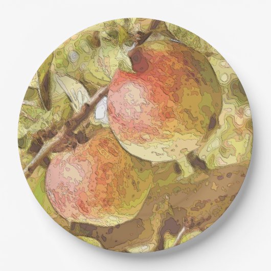 ASSIETTES EN CARTON POMMES (Devant)