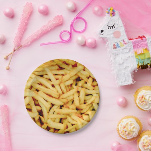 Assiettes En Carton Pommes frites (Fête)