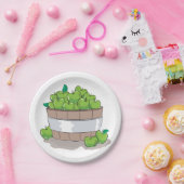 Assiettes En Carton Pommes vertes (Fête)