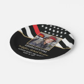 Assiettes En Carton Pompiers - Diplôme de l'École des pompiers Photo p (Angle)