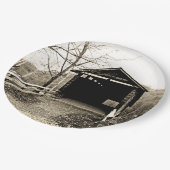 Assiettes En Carton Pont couvert (Angle)
