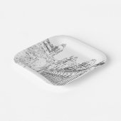 Assiettes En Carton Pont de Bir-Hakeim - Paris, France (Angulaire)