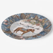 Assiettes En Carton Pony Birthday  (Angle)