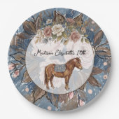 Assiettes En Carton Pony Birthday  (Devant)