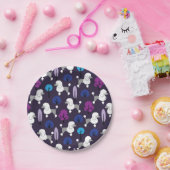 Assiettes En Carton Poodle dans le parc (Fête)