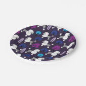 Assiettes En Carton Poodle dans le parc (Angle)