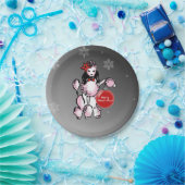 Assiettes En Carton Poodle Lady (Fête)