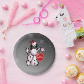 Assiettes En Carton Poodle Lady (Fête)