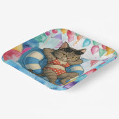 Assiettes En Carton Pool Birthday Party for Cat Lovers (Angulaire)