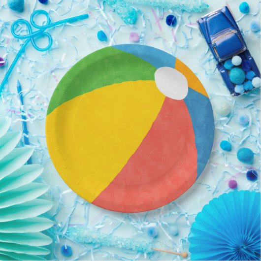 Assiettes En Carton Pool Party Anniversaire Décor Fournitures (Fête)