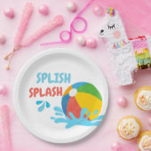 Assiettes En Carton Pool Party Anniversaire Décor Fournitures (Fête)