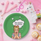 Assiettes En Carton Pop Art Comic Fête d'anniversaire (Fête)