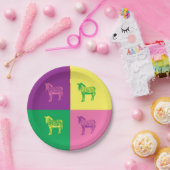 Assiettes En Carton Pop Art Zebra Plate (Fête)