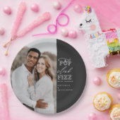 Assiettes En Carton Pop clink fizz fiançailles papier de la partie (Fête)