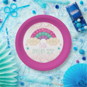Assiettes En Carton Pop It Anniversaire Arc-en-ciel (Fête)