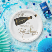 Assiettes En Carton Pop the champagne, i'm changing my last name ! (Fête)
