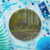 Assiettes En Carton Poplar Trees in Spring (Utah Landscape) (USA Art) (Fête)