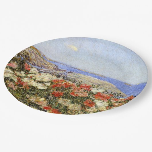 Assiettes En Carton Poppies sauvages sur les îles de Shoals (Angle)