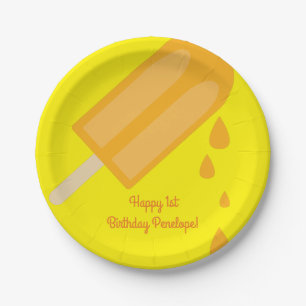 Assiettes En Carton Popsicle Cute Anniversaire de enfant Party