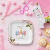 Assiettes En Carton Popsicle Prêt à Pop Baby shower (Fête)