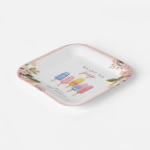 Assiettes En Carton Popsicle Prêt à Pop Baby shower (Angulaire)