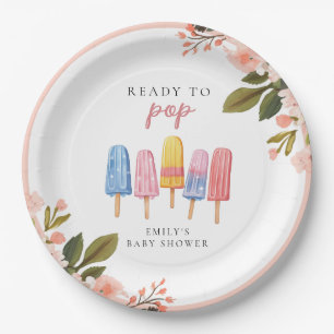Assiettes En Carton Popsicle Prêt à Pop Baby shower