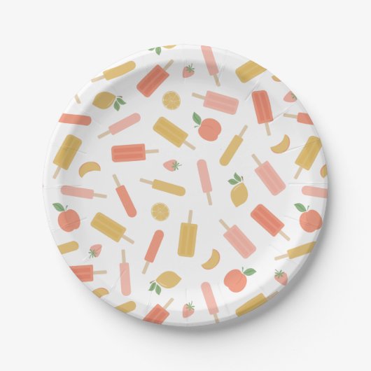 Assiettes En Carton Popsicles (Devant)