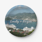 Assiettes En Carton Port à St. Thomas Îles Vierges américaines (Devant)